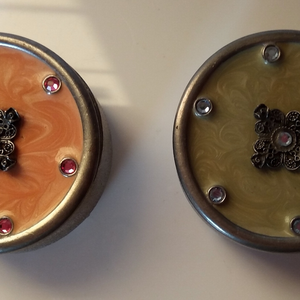 Jewelry Boxes 2/pcs Pink & Blue